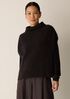 Cashmere Silk Bliss Funnel Neck Poncho