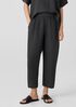 Puckered Organic Linen Lantern Pant