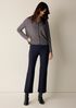 Washable Stretch Crepe Kick Pant