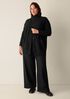 Fine Felted Wool Long Cardigan in Regenerative Wool