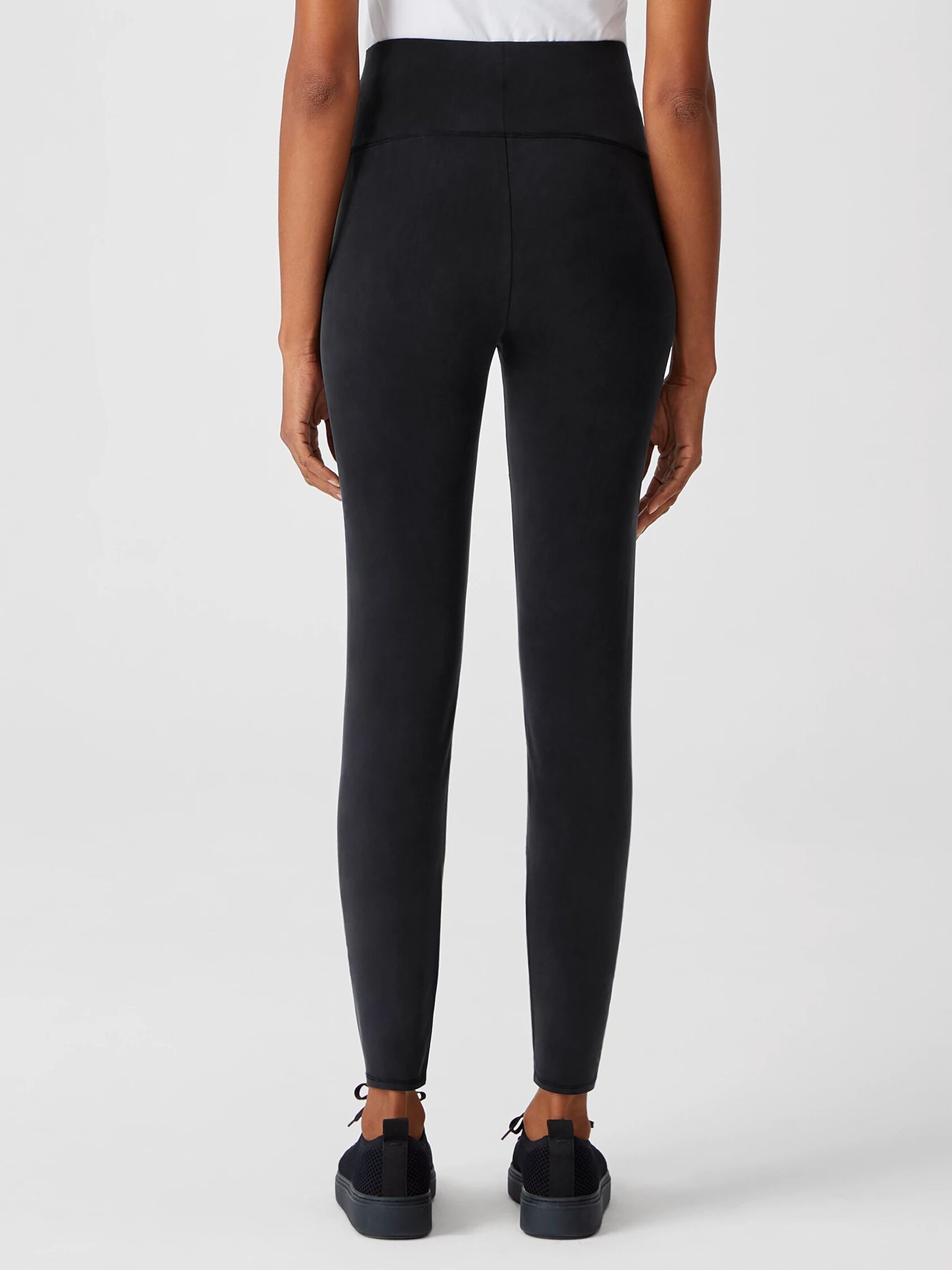 Sueded Cupro Knit Ankle Legging