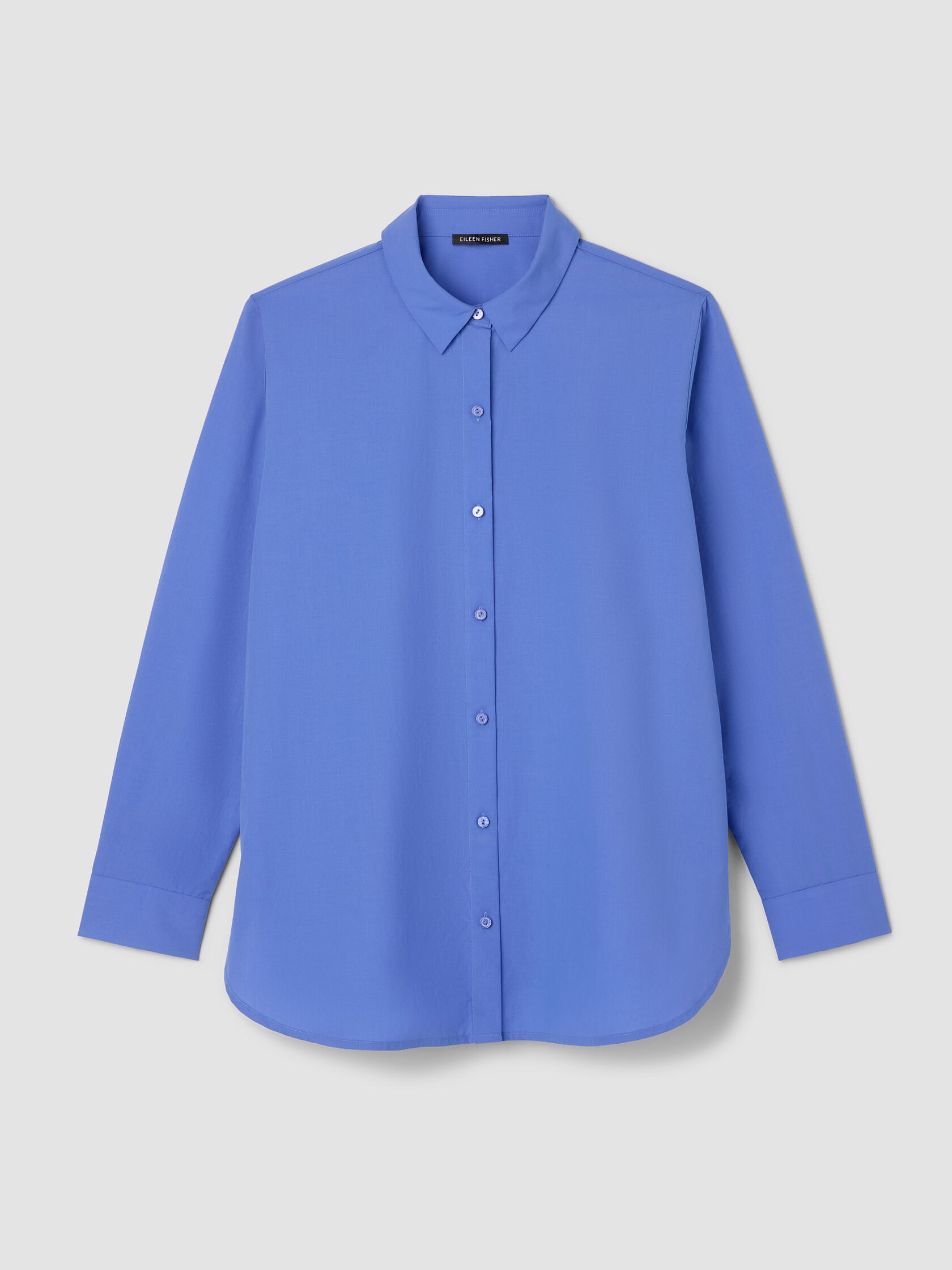 Organic Cotton Poplin Classic Collar Shirt