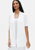 Organic Linen Cotton Short-Sleeve Cardigan