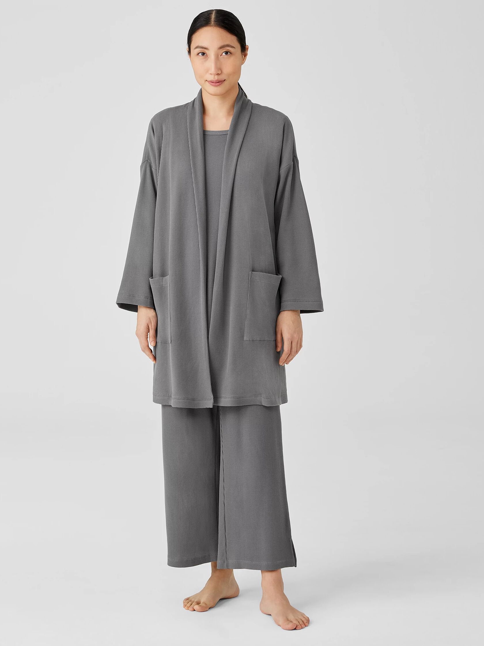 Cozy Organic Cotton Thermal Sleep Cardigan