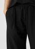 Washable Stretch Crepe Pleated Lantern Pant