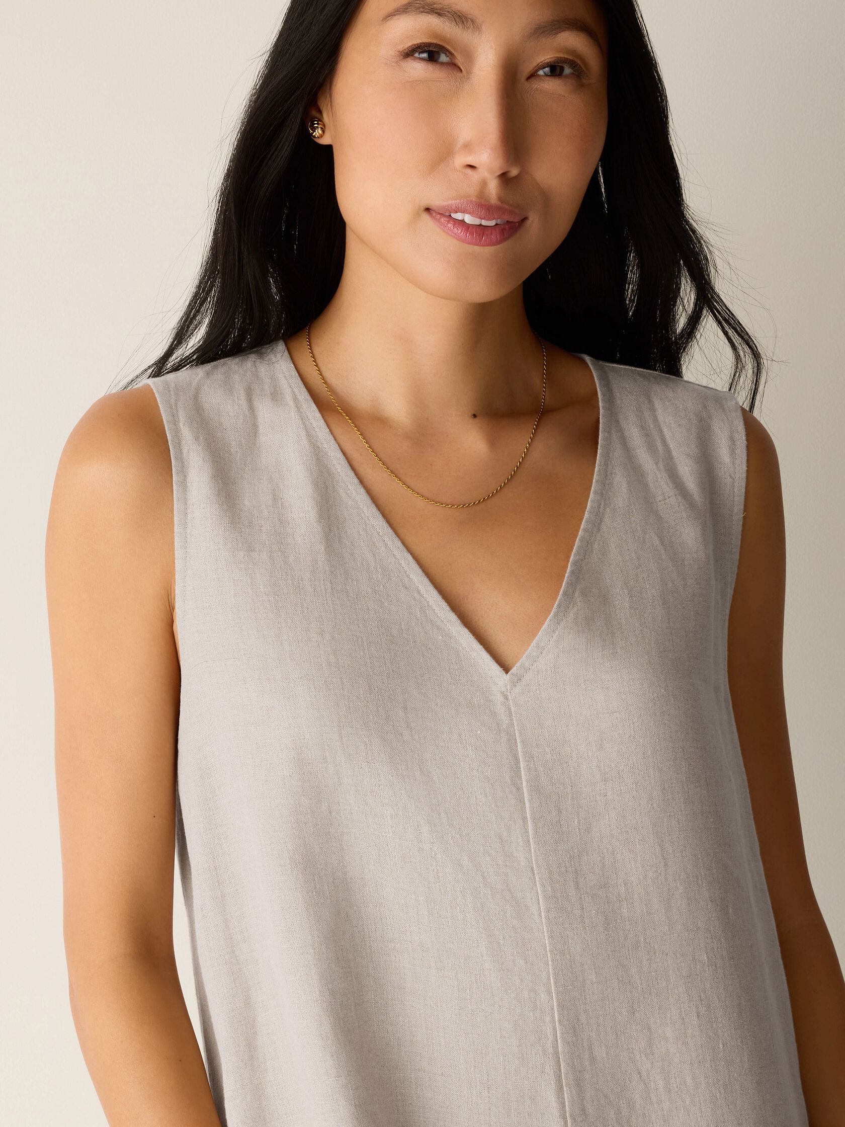 Organic Linen Easy Dress