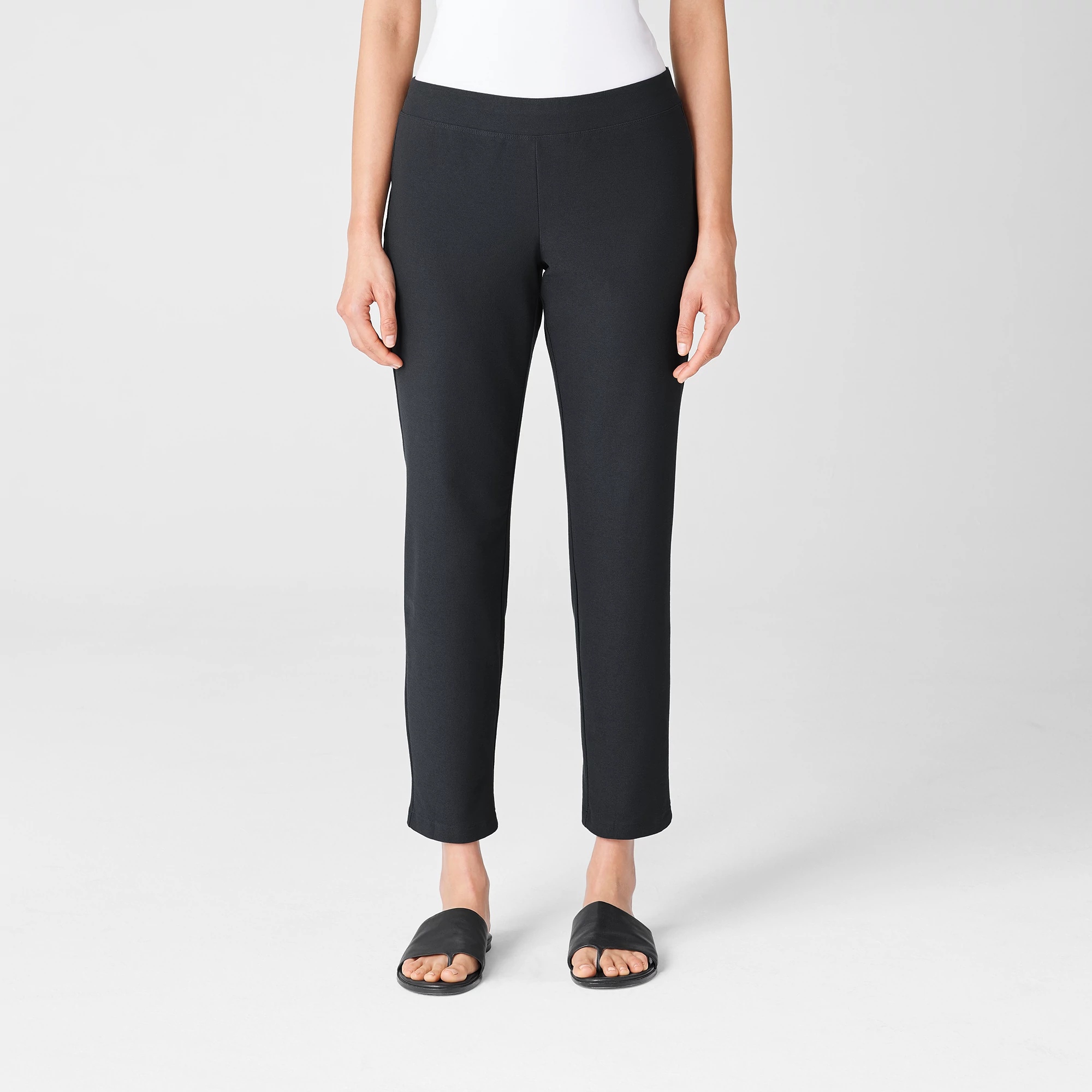 Washable Stretch Crepe Pant | EILEEN FISHER