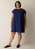 Organic Cotton Pucker Round Neck Dress