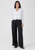 Organic Linen Cotton Airy Tuck Cropped Cardigan