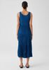 Crushed Silk Tiered Dress