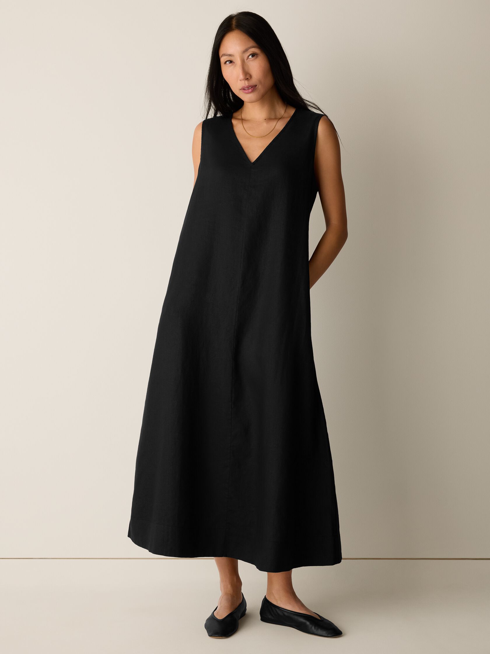 Organic Linen Easy Dress