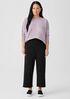 Lightweight Organic Cotton Terry Straight Pant