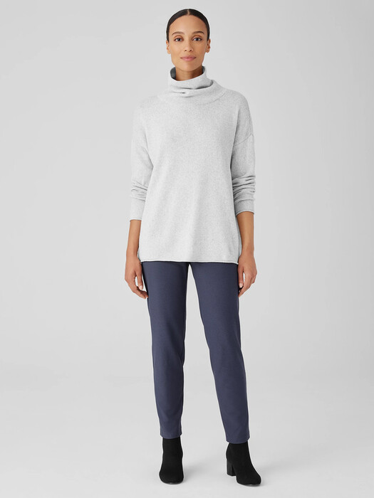 Washable Stretch Crepe Slim Pant