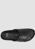 Code Nappa Leather Wedge Sandal