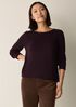 Peruvian Cotton Blend Bateau Neck Top