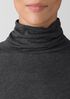 Sheer Knit Turtleneck Top