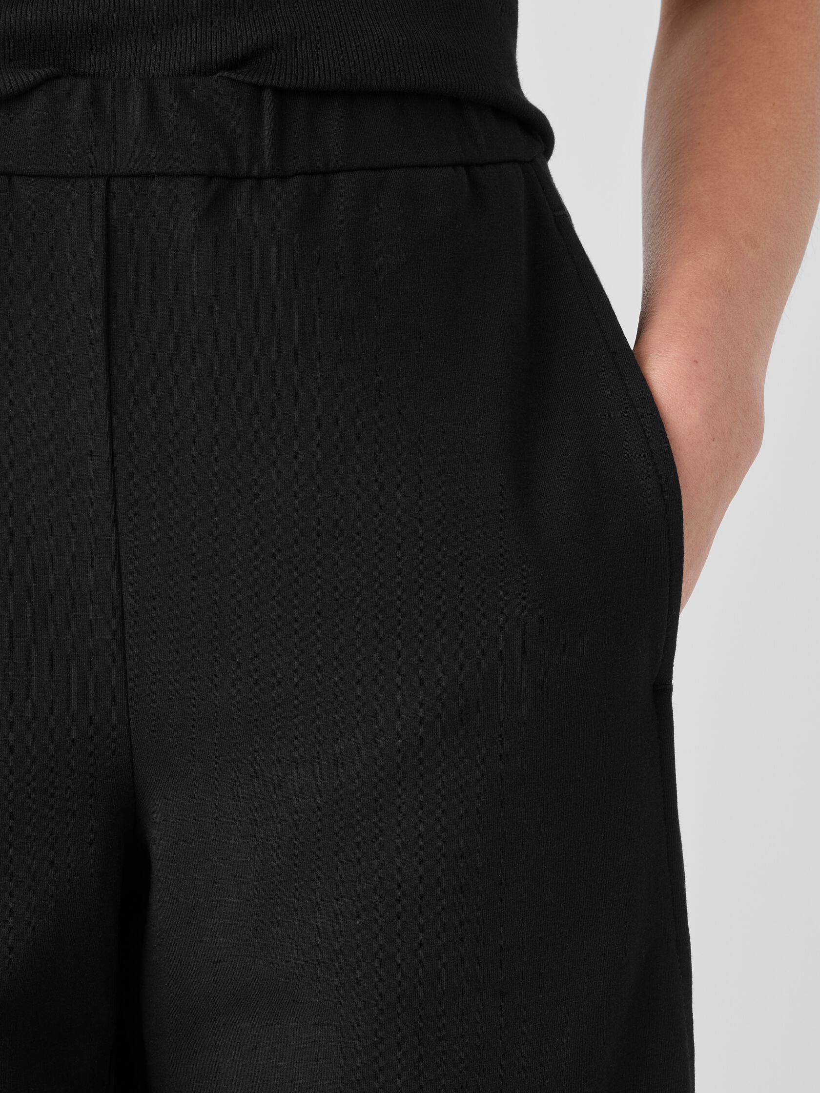 Pima Cotton Stretch Jersey Lantern Pant