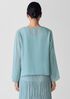 Sheer Silk Georgette Tie Jacket