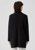 Brushed Organic Cotton Ridge Cardigan