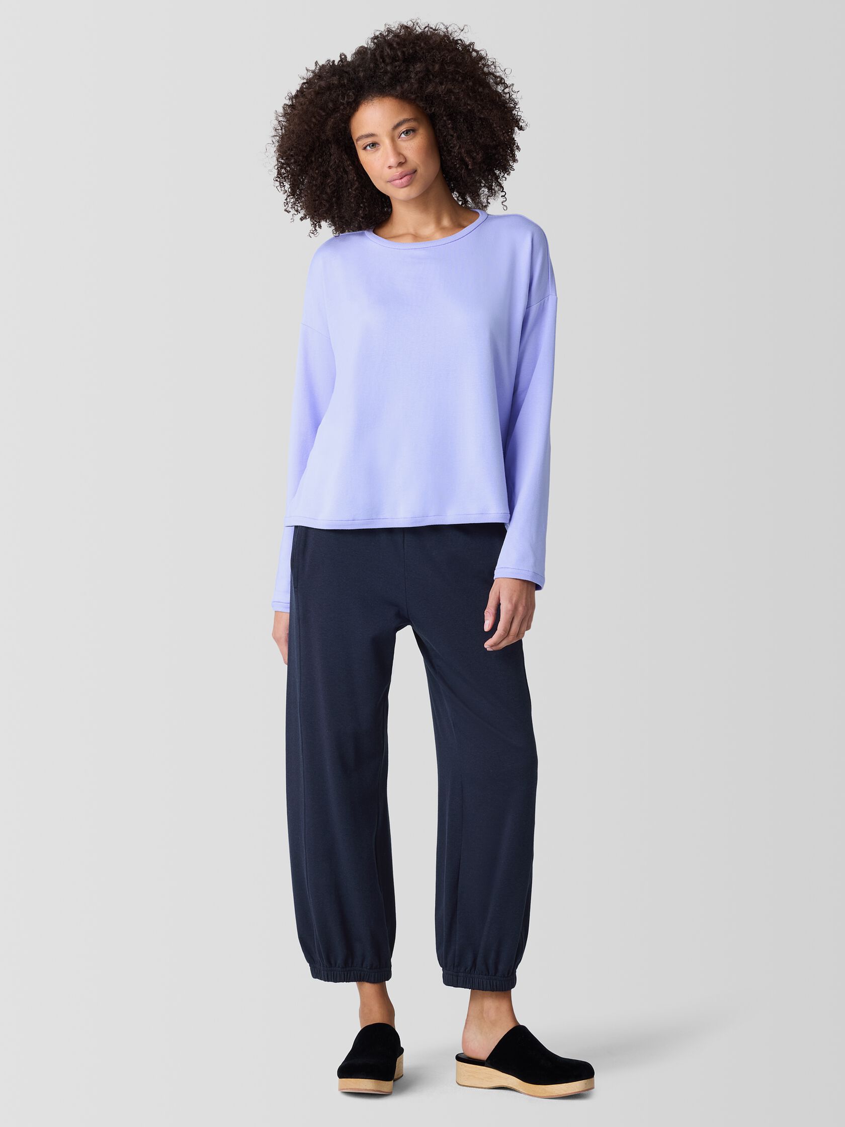 Cozy Brushed Terry Hug Box-Top