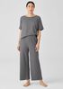 Cozy Organic Cotton Thermal Wide-Leg Pant