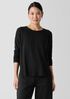 Fine Jersey Round Neck Top