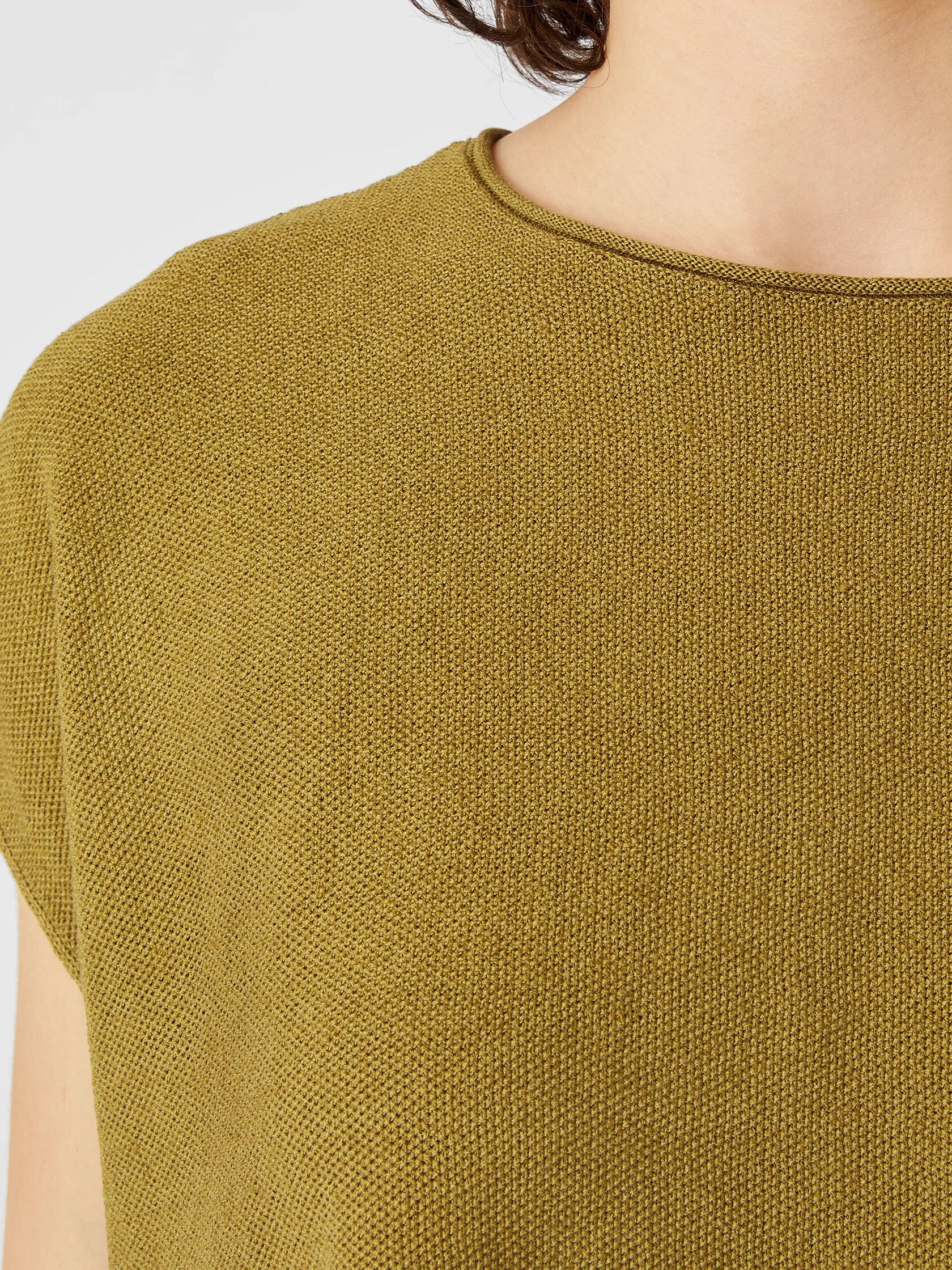 Organic Linen Cotton Seed Square Top