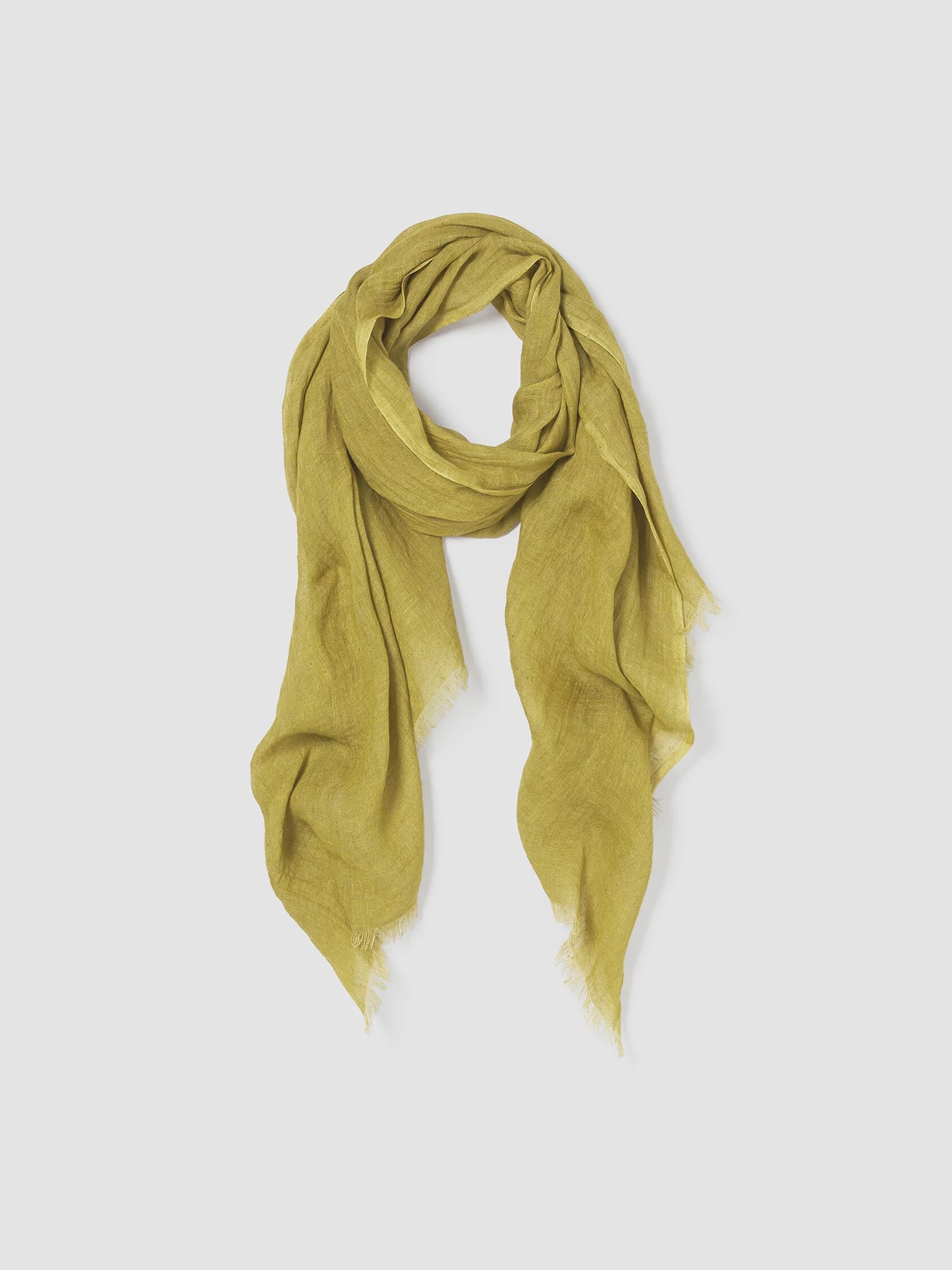 Airy Linen Gauze Scarf