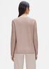 Silk & Organic Cotton Crew Neck Top