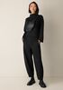 Washable Flex Ponte Curved Lantern Pant