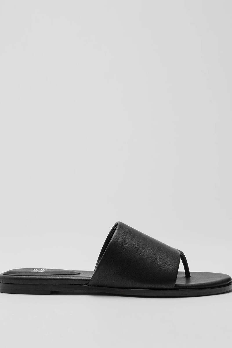 Edge Leather Slide Sandal Edge Leather Slide Sandal