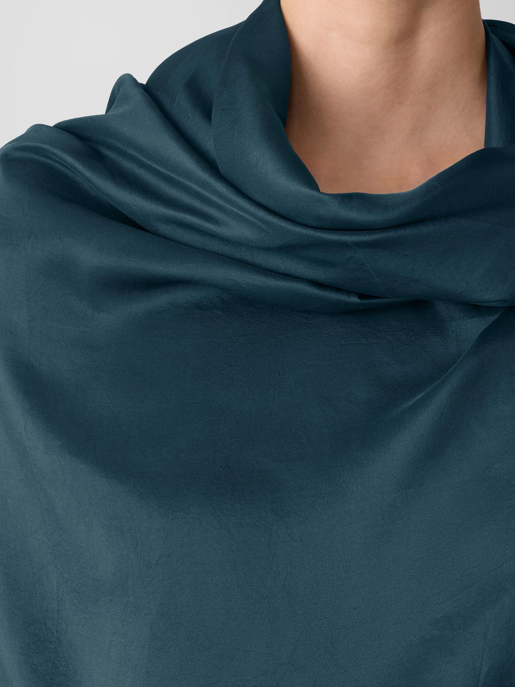 Washed Transitional Silk Parachute Scarf