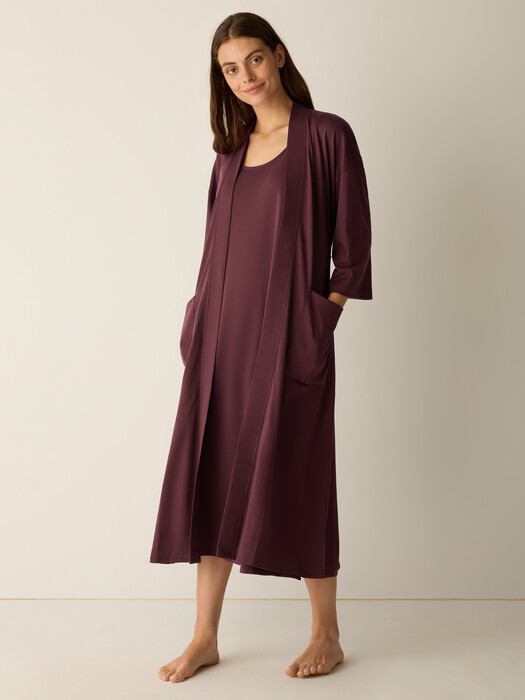 Organic Cotton Interlock Sleep Robe