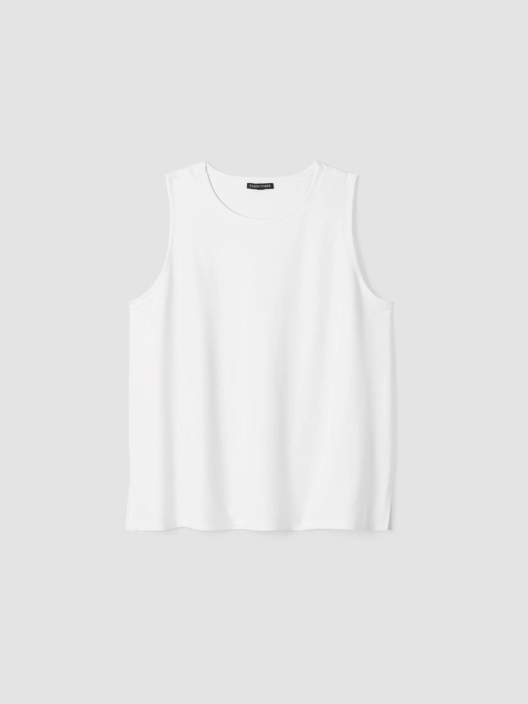 Washable Flex Ponte Round Neck Tank