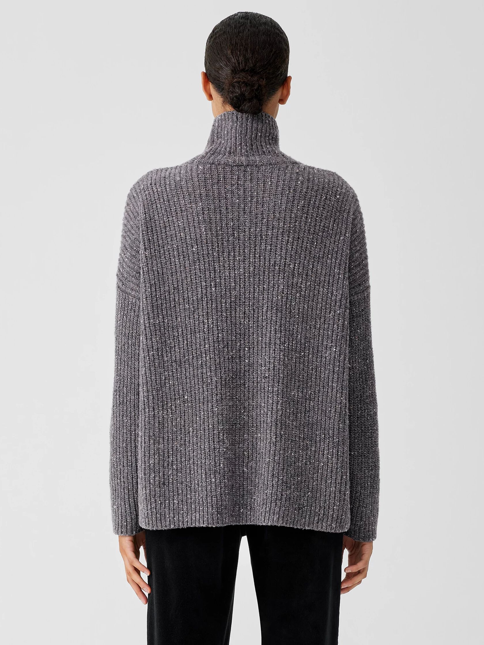 Recycled Cashmere Tweed Top