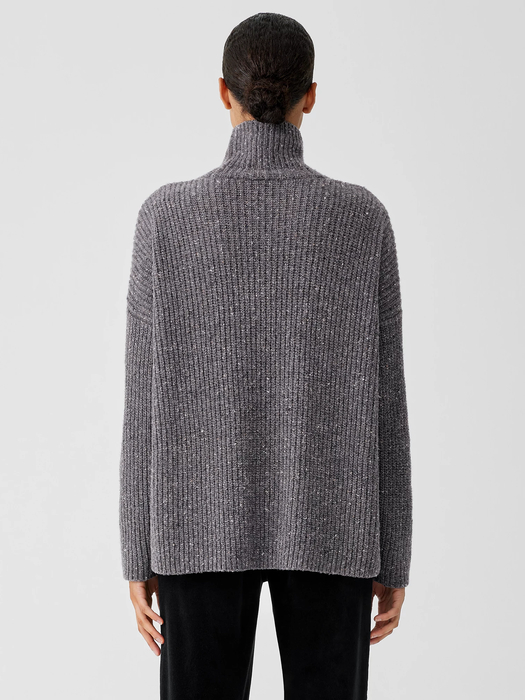 Recycled Cashmere Tweed Top