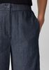 Airy Organic Cotton Twill Wide-Leg Pant