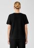 Organic Cotton Slub Crew Neck Tee