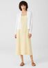 Organic Linen Cotton Tuck Cropped Cardigan