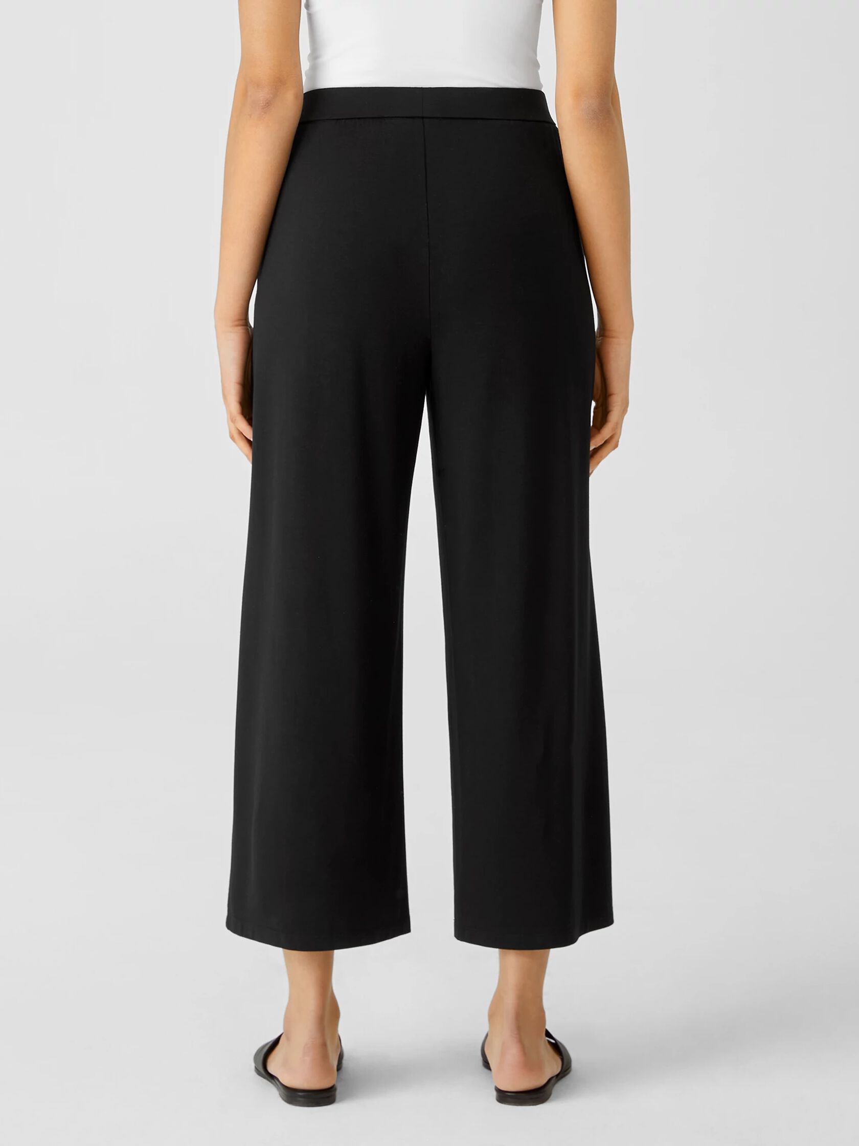 Fine Jersey Wide-Leg Pant