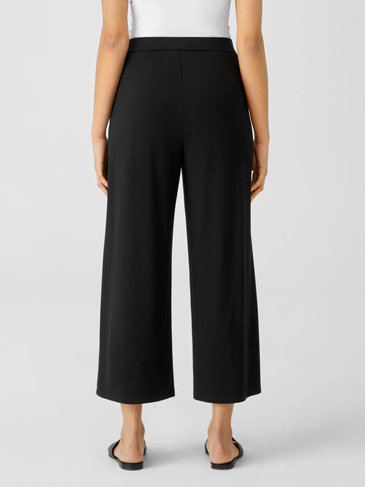 Fine Jersey Wide-Leg Pant