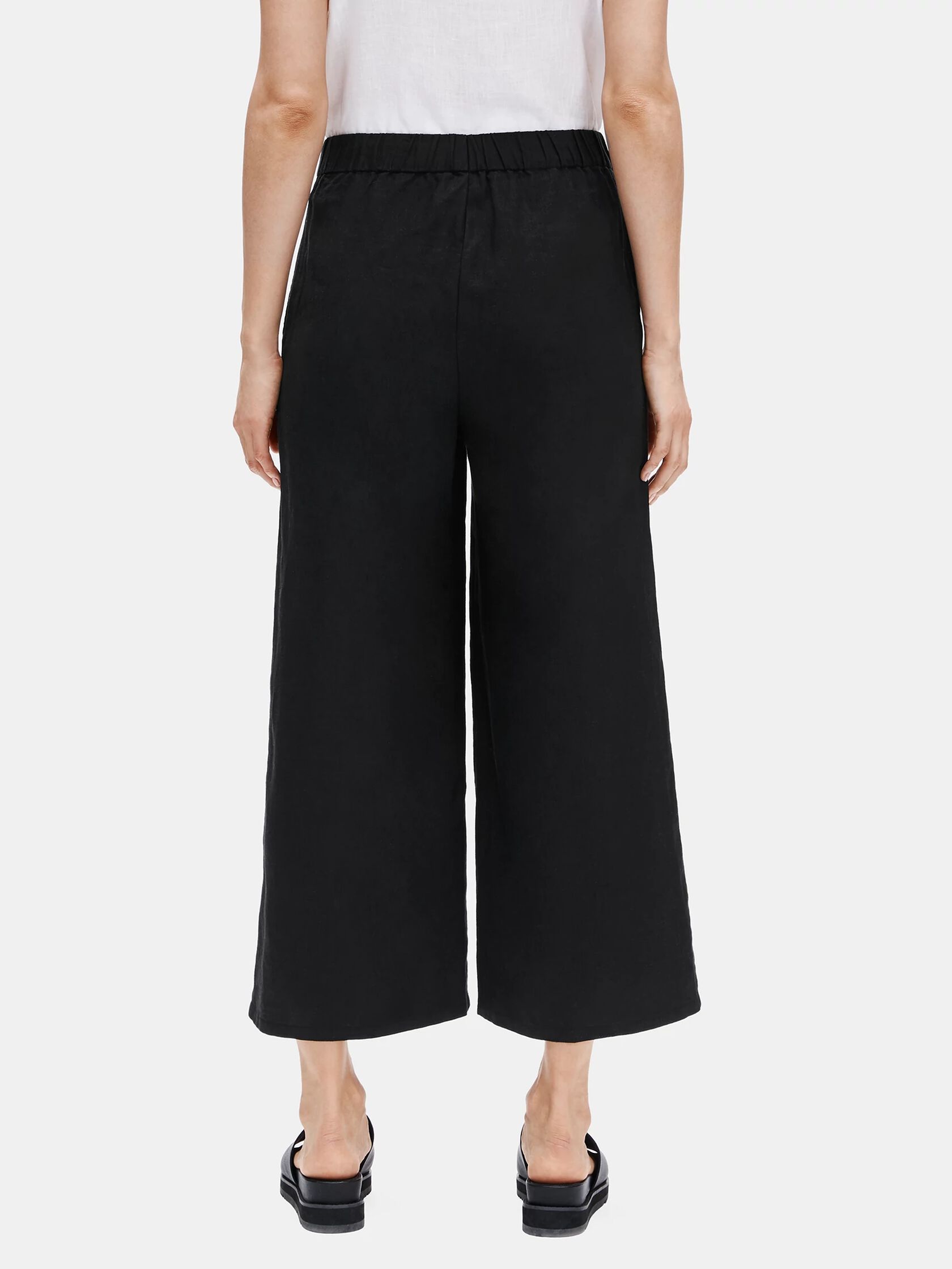 Organic Linen Wide-Leg Pant