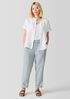 Garment Dyed Organic Linen Tapered Pant