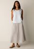 Organic Linen Half-Circle Skirt