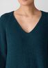 Cotton Fluff V-Neck Top