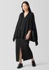 Fine Merino Poncho in Regenerative Wool