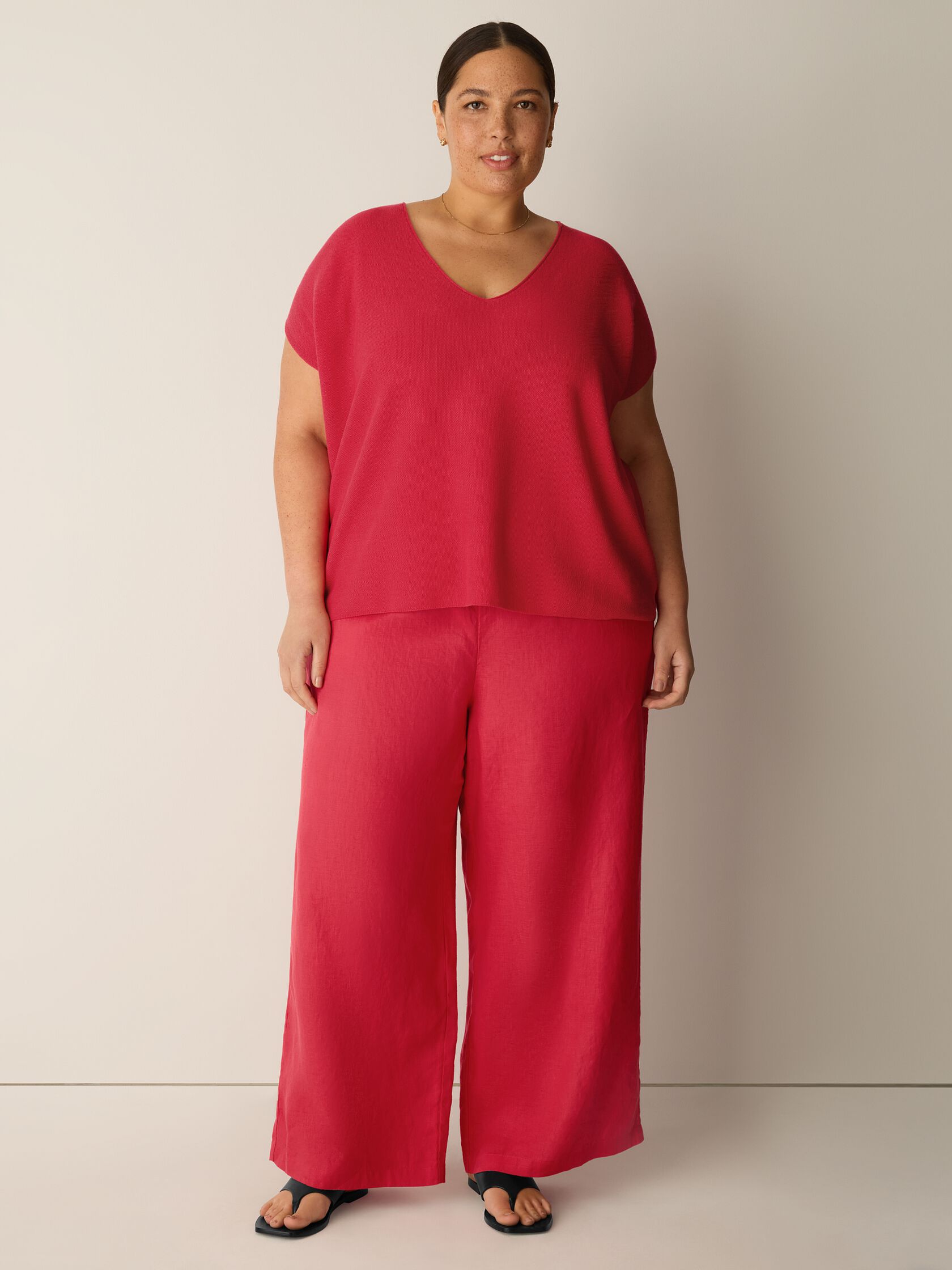 Organic Linen Wide-Leg Pant