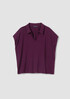 Fine Jersey Split Neck Top