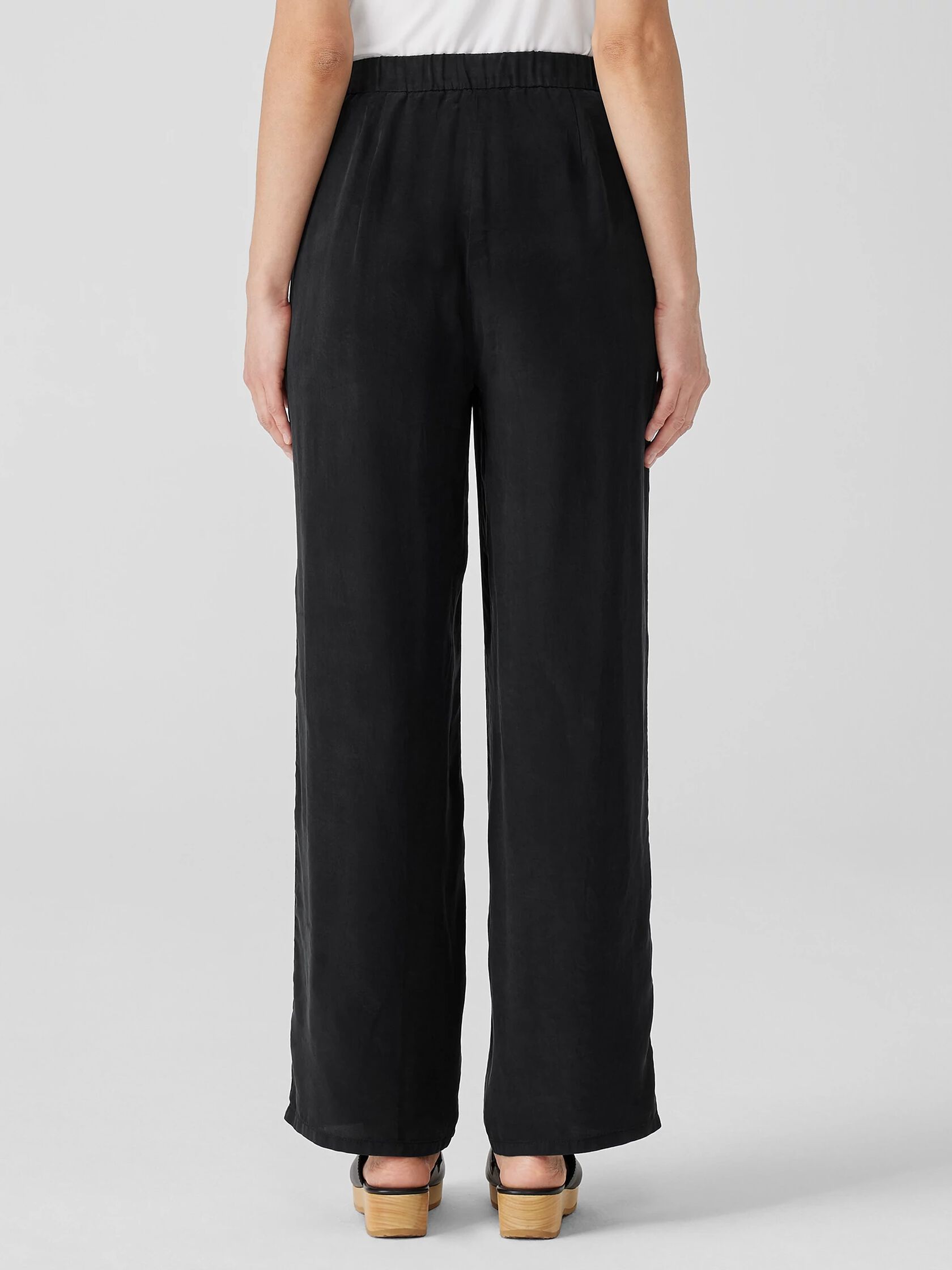 Sandwashed Twill Wide Trouser Pant