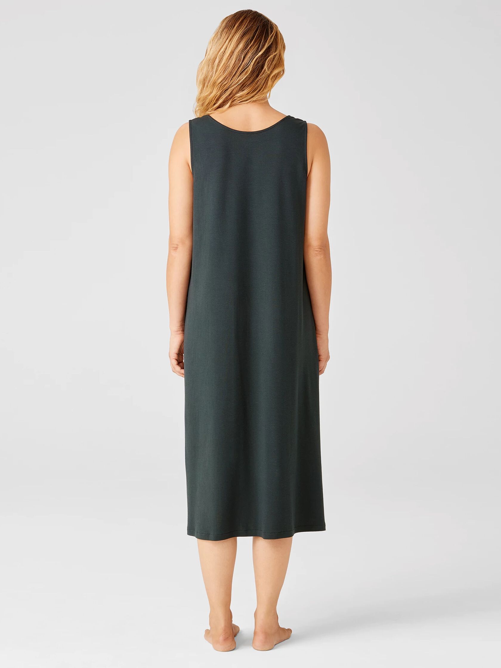 Cozy Organic Cotton Interlock Tank Dress